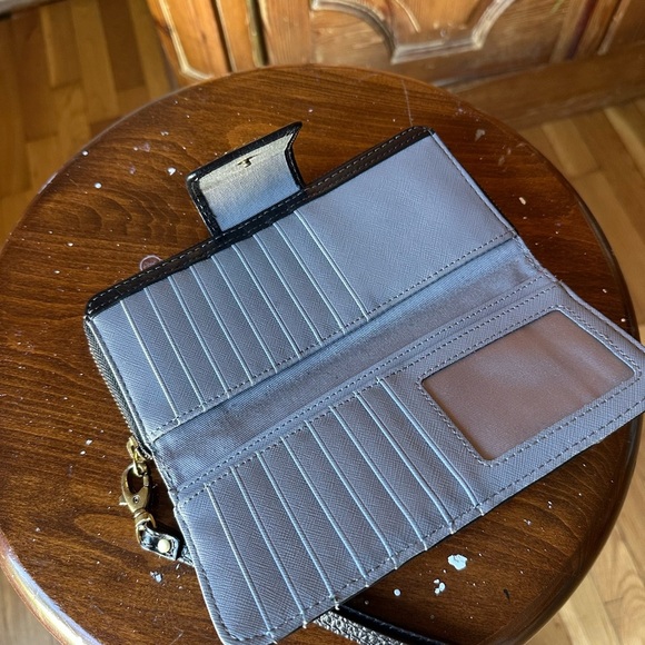 Fossil Madison Wrist Zippy Black Large Wallet NEW with tags - Picture 5 of 9